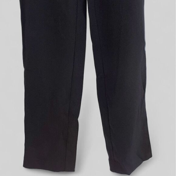 Anthropologie Foxiedox Cut Out Contrast Bow Halter Harlow Tuxedo Jumpsuit L NWT - Picture 6 of 16